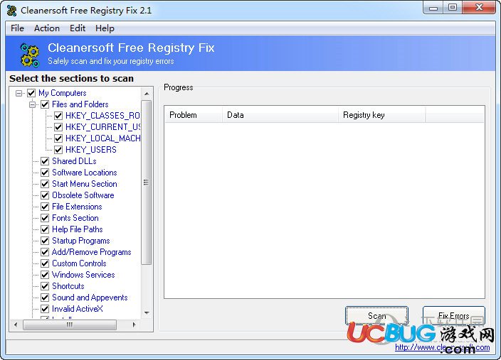 Cleanersoft Free Registry Fix下载