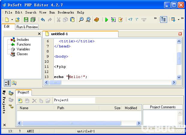 PHP程序编辑器 DzSoft PHP Editor 4.2.7.6 破解版