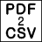 PDF2CSV(PDF转CSV工具)v3.0.8.4绿色版