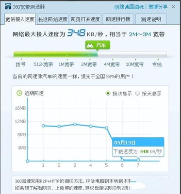 360测网速软件使用教程