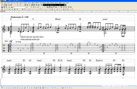 power tab editor(吉他制谱软件)v1.7免费版