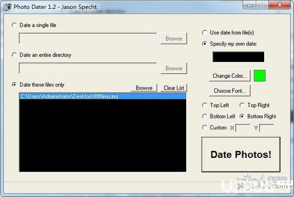 Photo Dater(照片添加日期软件)