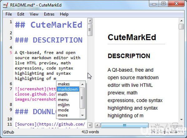 CuteMarkEd(Markdown编辑器)