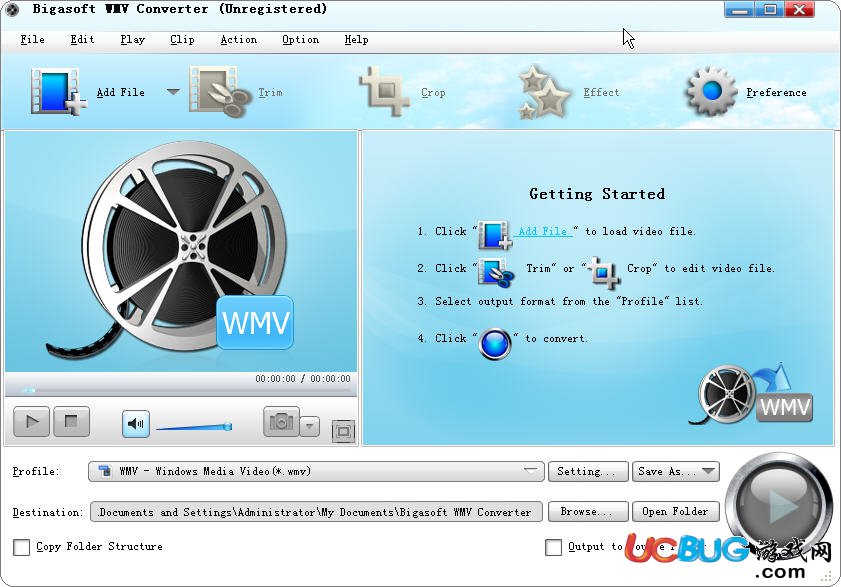 Bigasoft WMV Converter破解版下载