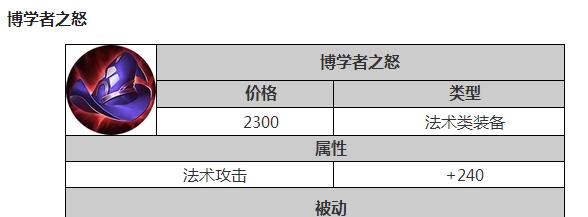 王者荣耀博学者之怒被动什么意思 王者荣耀博学者之怒