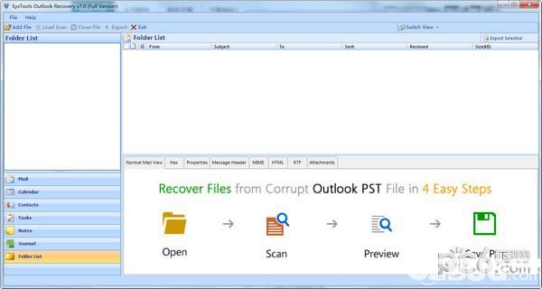 SysTools Outlook Recovery(邮件修复工具)