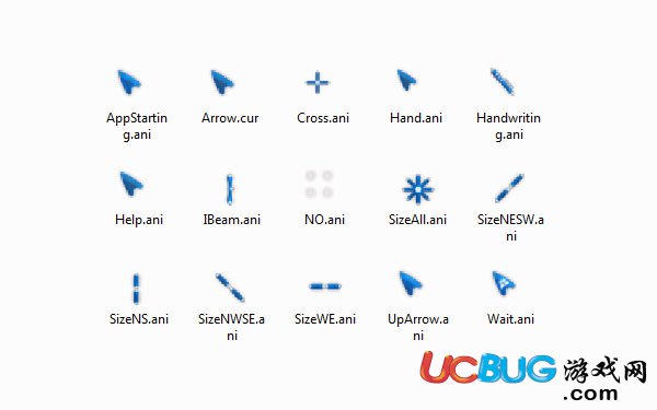 深蓝鼠标指针主题包下载