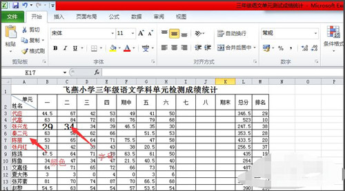 Excel电子表格字体设置