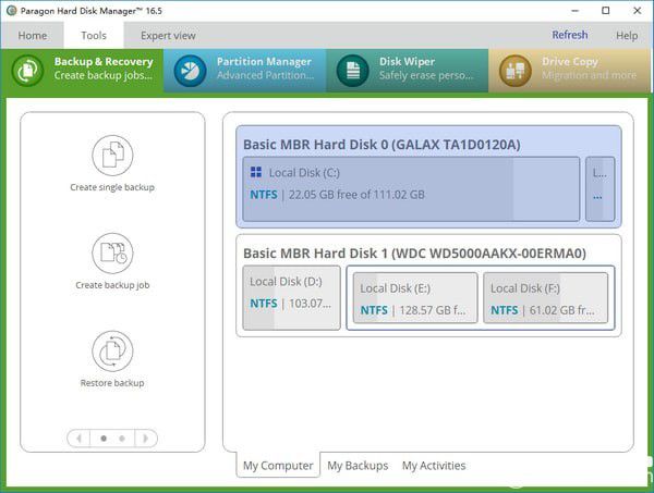 Paragon Hard Disk Manager(硬盘管理软件)v16.23.1官方版