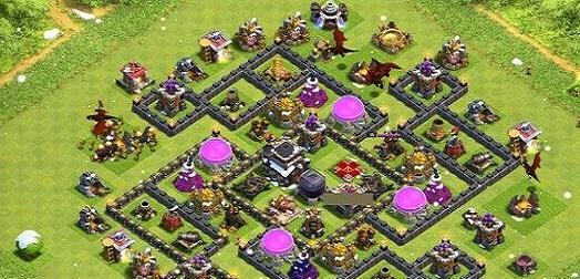 部落冲突coc9本护资源阵型怎么摆 部落冲突九本护资源神阵前三名