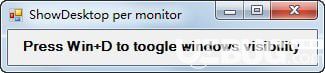ShowDesktop Per Monitor(显示当前屏幕工具)