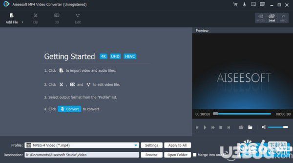 Aiseesoft MP4 Video Converter(视频转换工具)