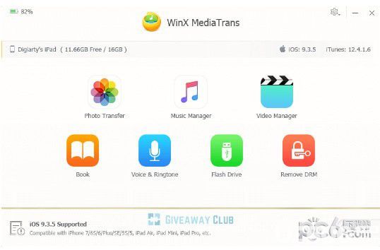 WinX MediaTrans(ios设备管理软件)