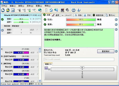 硬盘哨兵Hard Disk Sentinel怎样使用