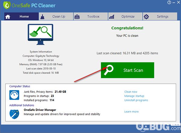  OneSafe PC Cleaner Pro下载