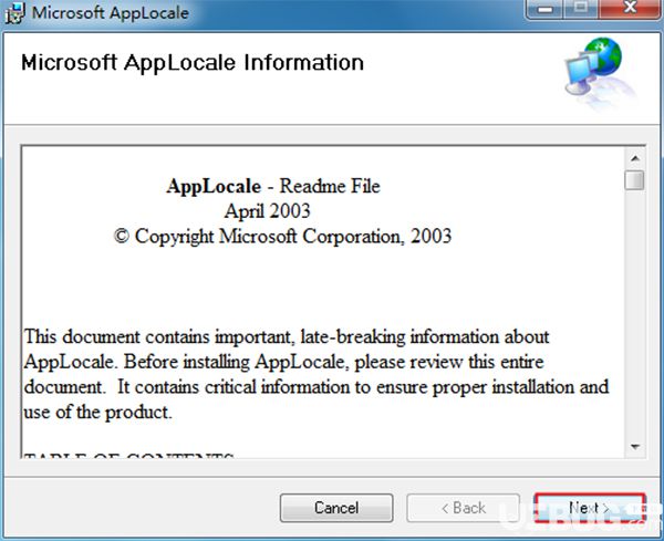 Microsoft Applocale下载