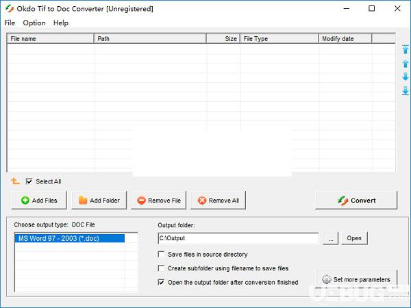 Okdo Tif to Doc Converter(Tif转Doc工具)