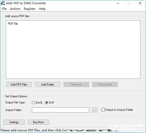 Aide PDF to DWG Converter(PDF转DWG转换器)