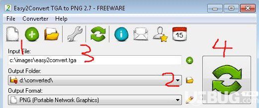 Easy2Convert TGA to PNG