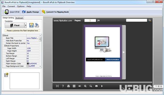 Boxoft ePub to Flipbook下载