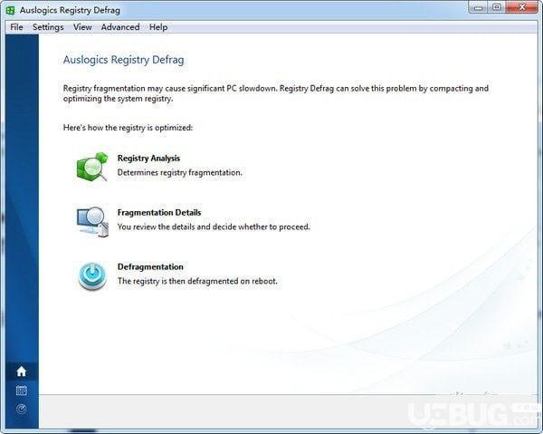 Auslogics Registry Defrag