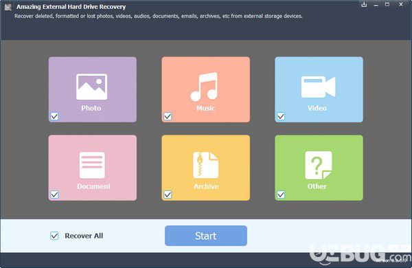 Amazing External Hard Drive Recovery(数据恢复软件)