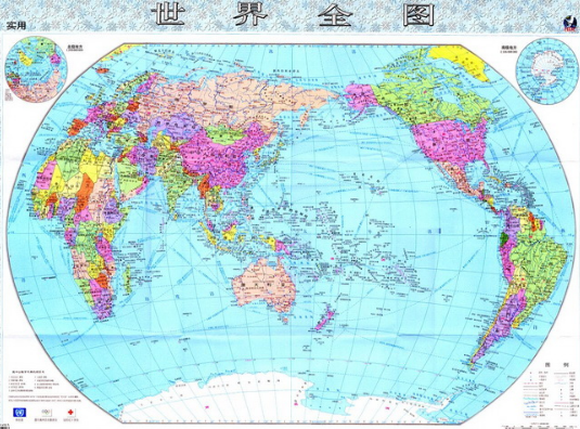 世界地图高清版大图下载使用教程