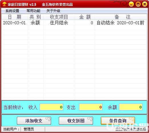 家庭日常理财