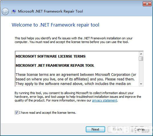 .NET Framework Repair Tool