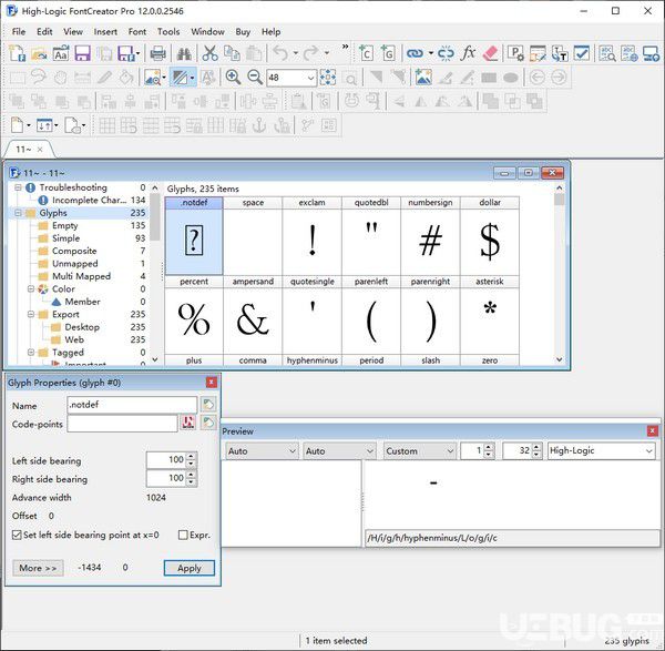 High Logic FontCreator Pro(字体制作软件)