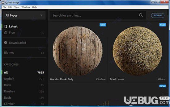 Quixel Bridge(材质编辑器)