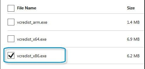 vcredist