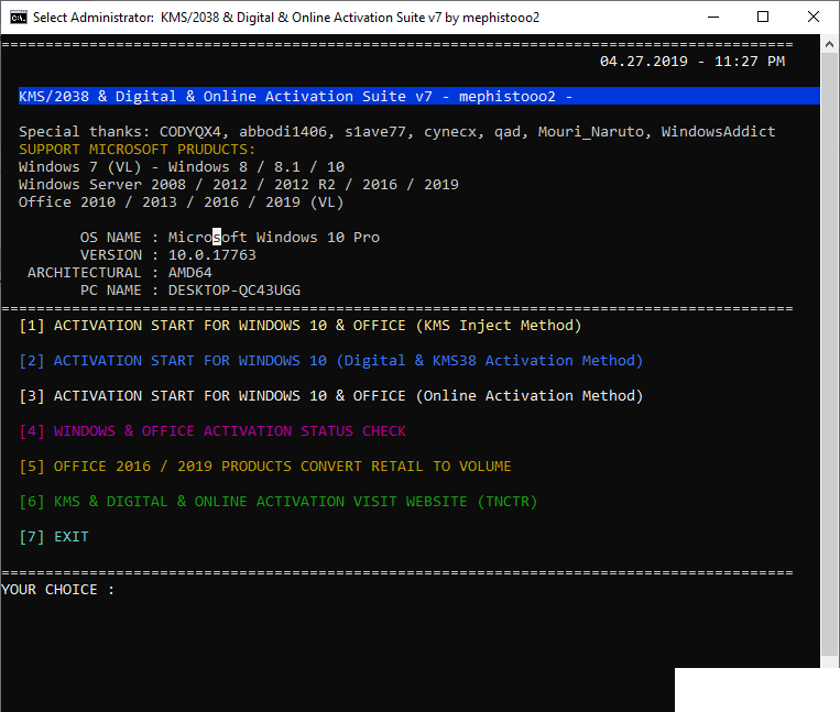 KMS/2038 & Digital & Online Activation Suite