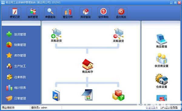 易企用工业进销存管理系统