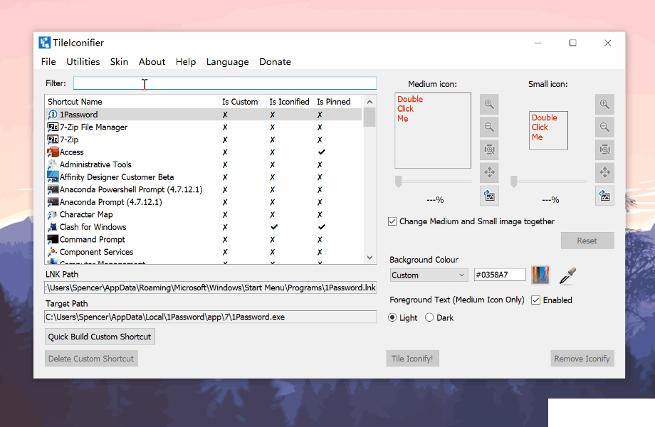 TileIconifier(win10开始菜单美化软件)v2.2.6776.40900免费版【3】