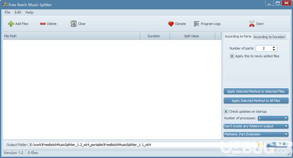 Free Batch Music Splitter(音乐分割软件)v1.2免费版