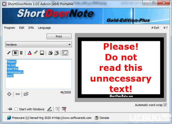 ShortDoorNote(速记工具)