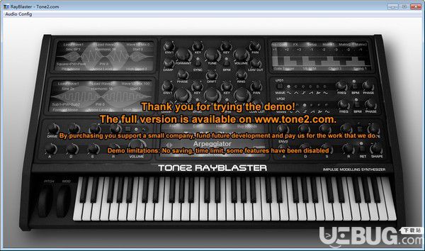 Tone2 RayBlaster(声音合成器软件)v2.5免费版