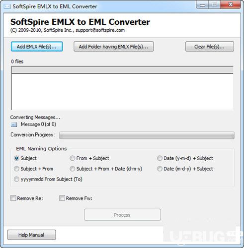 SoftSpire EMLX to EML Converter