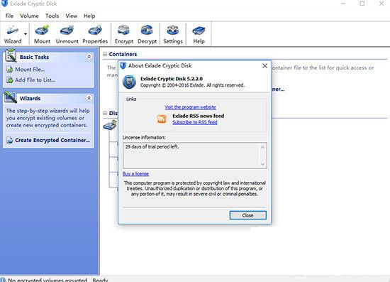 Exlade Cryptic Disk(硬盘加密软件)v2.4.9.0免费版【2】