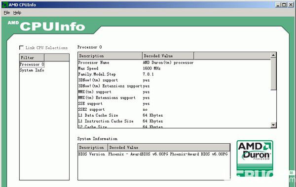 AMD CPUInfo(AMD CPU检测工具)