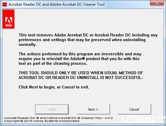 Adobe Acro Cleaner(Adobe卸载工具)v4.0.0免费版【2】