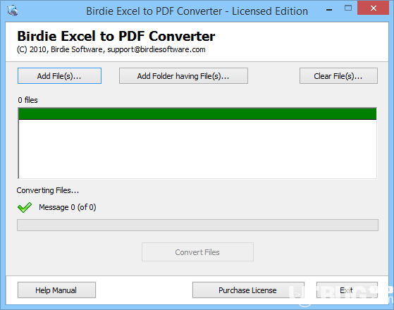 Birdie Excel to PDF Converter(XLS转PDF转换器)v2.9免费版【2】