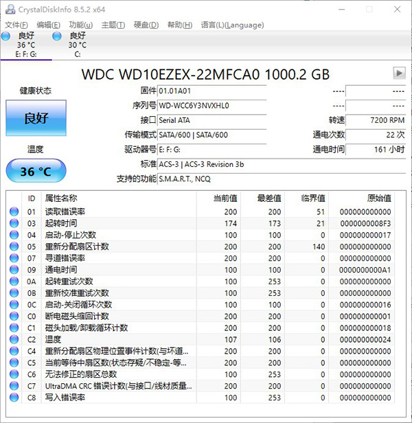 crystaldiskinfo绿色便携版