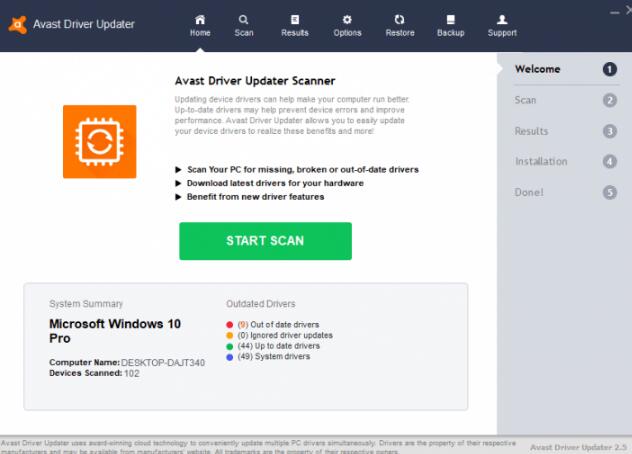 avast driver updater激活码