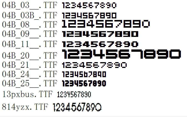 数字字体的安装使用方法是什么