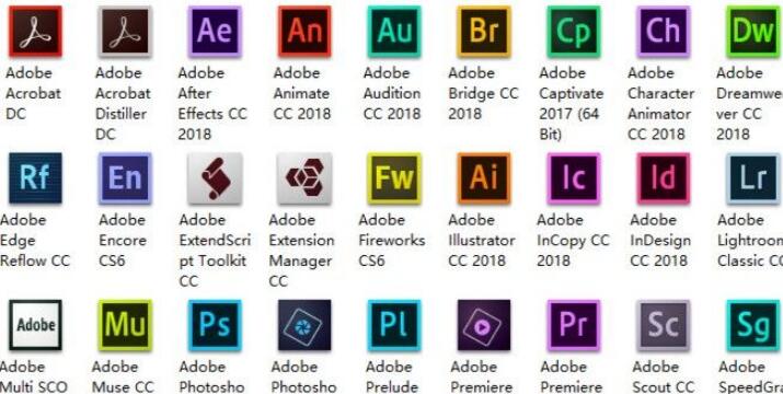 adobe cc 2018 全家桶破解版