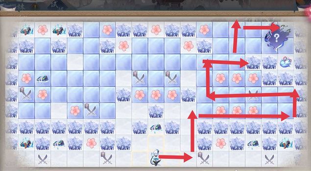 阴阳师一叶樱林第一天通关路线图 雪落樱祭一叶樱林第一天成就解锁方法[多图]图片2