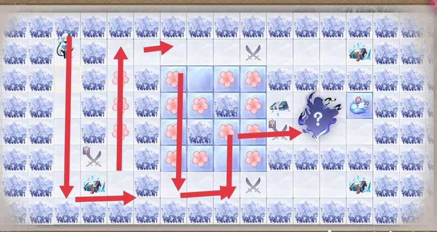 阴阳师一叶樱林第一天通关路线图 雪落樱祭一叶樱林第一天成就解锁方法[多图]图片1